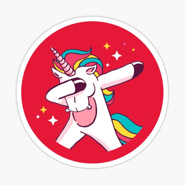 Funny Unicorn Meme Swappable PopGrip for PopSockets Sticker