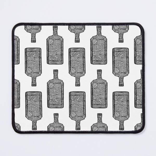 Item preview, Linoprint bottles designed and sold by M. Stringer.