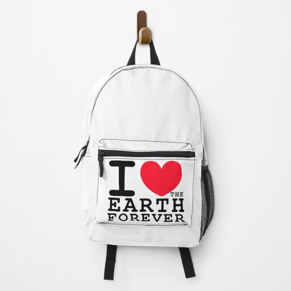 Item preview, I love the earth forever invites everyone to take care of our planet.black design designed and sold by Billion-design.