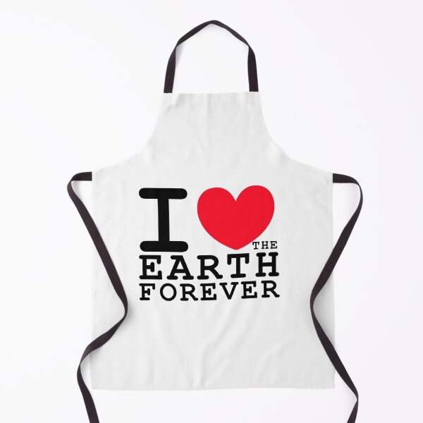 Item preview, I love the earth forever invites everyone to take care of our planet.black design designed and sold by Billion-design.