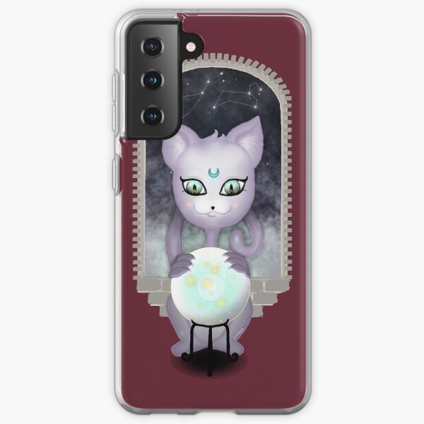 Mystic Miku | Crystal Ball & Zodiac | Wine Red Samsung Galaxy Soft Case