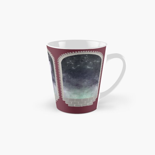 Mystic Miku | Crystal Ball & Zodiac | Wine Red Tall Mug