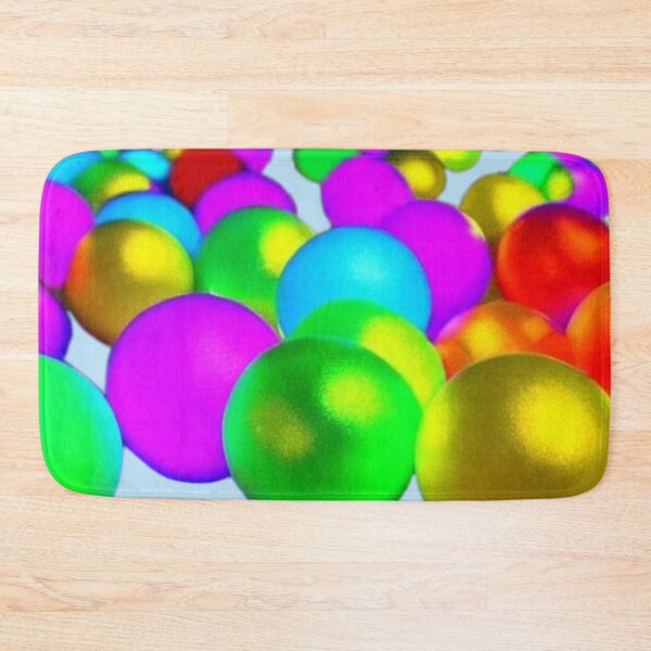 Item preview, abstraction-colored balls scattered on a colorless board  designed and sold by JaroDesign2023.