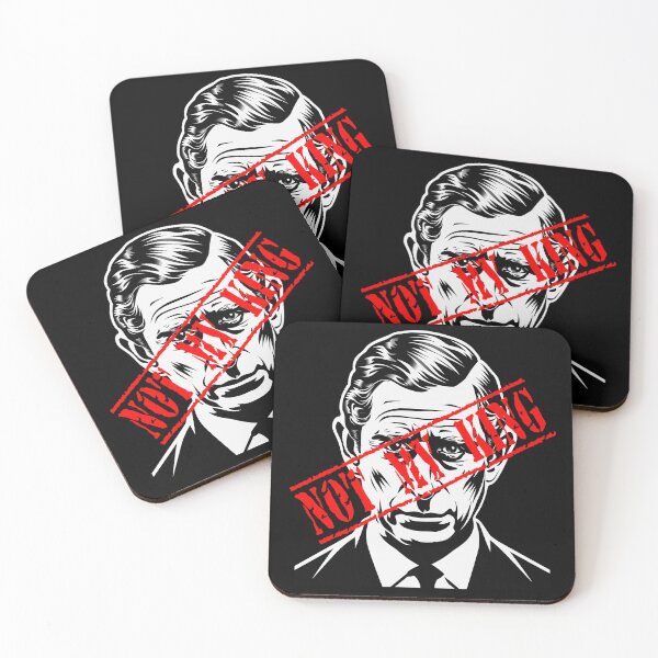 Item preview, Not My King - King Charles - Anti-monarchy - monarchy UK designed and sold by ResistNormality.