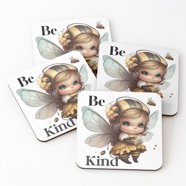 Item preview, Be Kind Bumble Bee Girl Chibi designed and sold by SaikoDesigns.