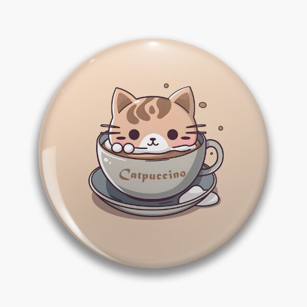 Item preview, Coffee Cat Catpuccino cat cappuccino designed and sold by Artyselley.