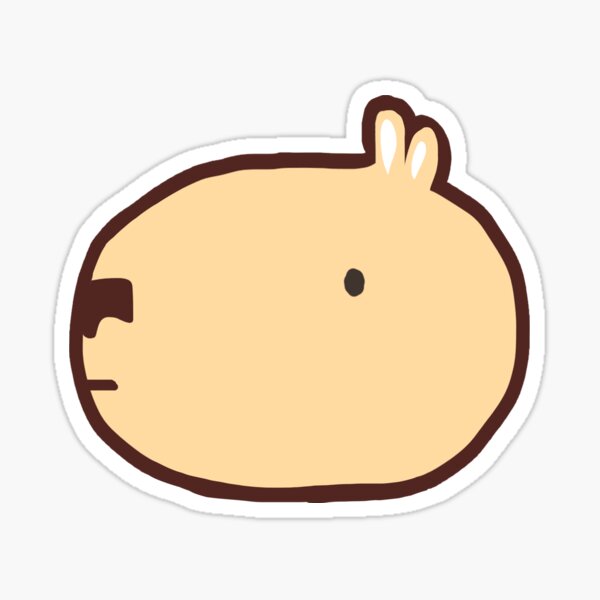 Aperçu de l'œuvre Visage de Capybara créée et vendue par Nongning-109.
