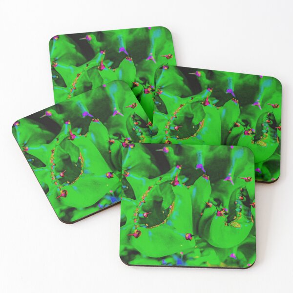 Item preview, Abstract shapes from a cactus in bright green designed and sold by kall3bu.