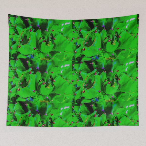 Item preview, Abstract shapes from a cactus in bright green designed and sold by kall3bu.