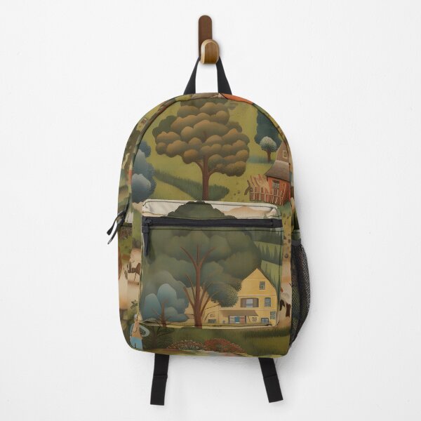 Item preview, Rural Retro Folklore Landscape designed and sold by SingularityGeek.