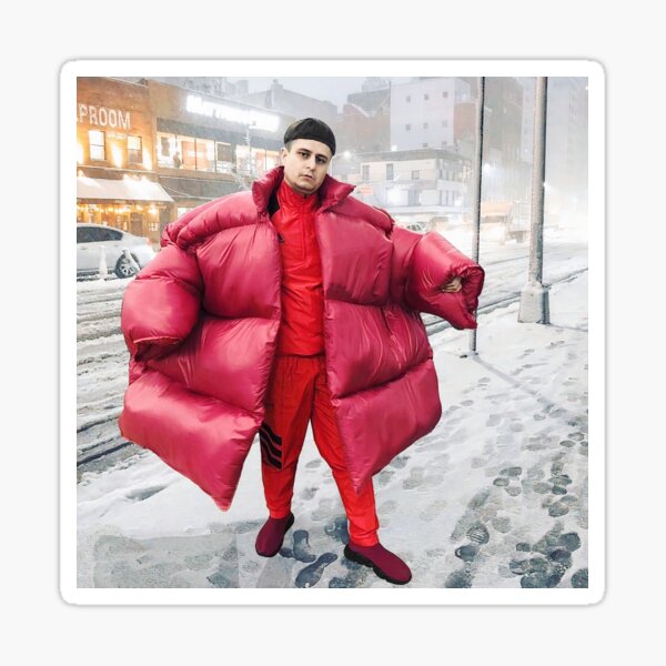 Big discount red parka