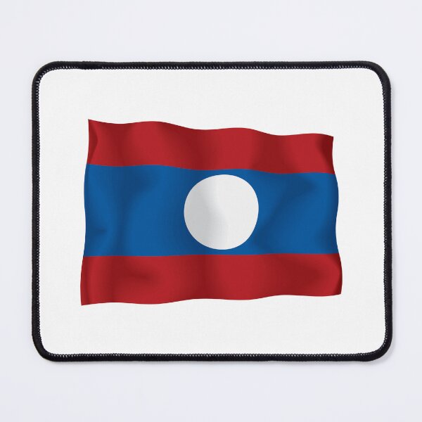 Item preview, 3D Animated Waving Flag of Laos designed and sold by drsaver.