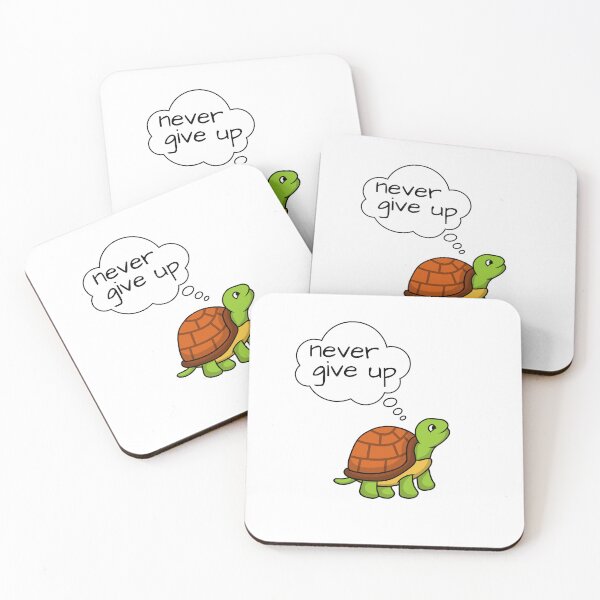 Item preview, Never Give Up Turtle designed and sold by BrinaandPops.