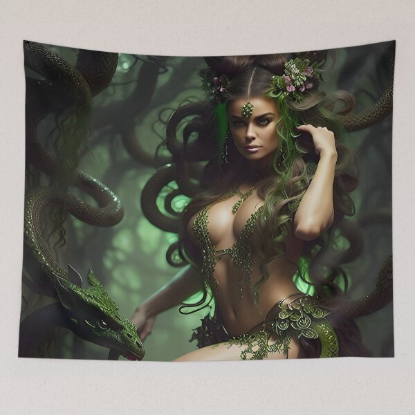 Item preview, Haunted Forest Witch Commands the Reptiles designed and sold by magikman65.