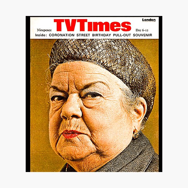 Item preview, Ena Sharples designed and sold by CrossHaggles.