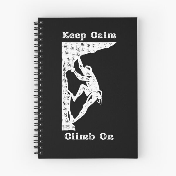 Item preview, 'Keep Calm Climb On' - Cool Rock Climbing Design designed and sold by RockClimbing-C.