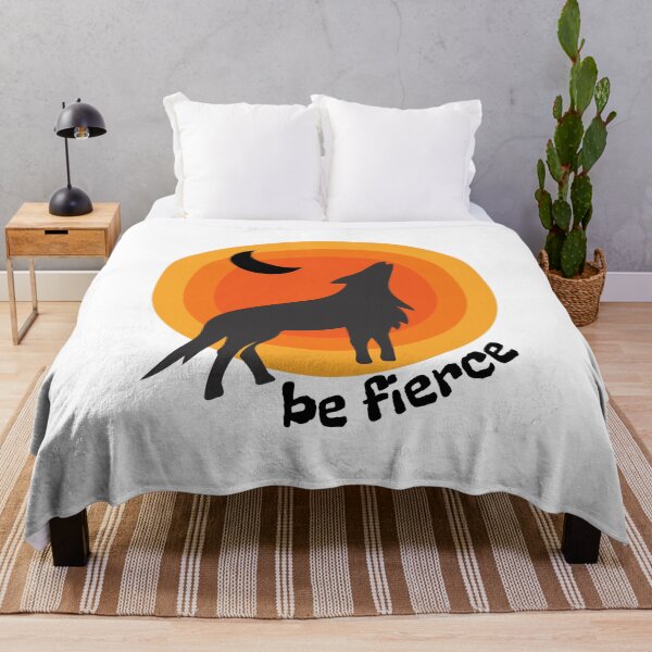 Item preview, Be Fierce Wolf designed and sold by BrinaandPops.