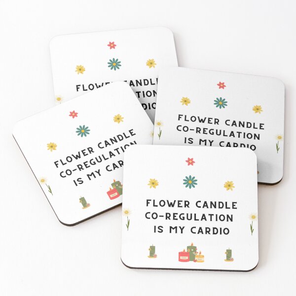 Item preview, flower candle co regulation is my cardio designed and sold by CzartyMarty.