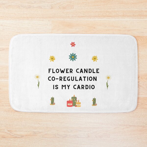 Item preview, flower candle co regulation is my cardio designed and sold by CzartyMarty.