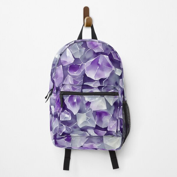 Item preview, Seamless Amethyst Pattern, Lilac Watercolor designed and sold by Girly-Universe.