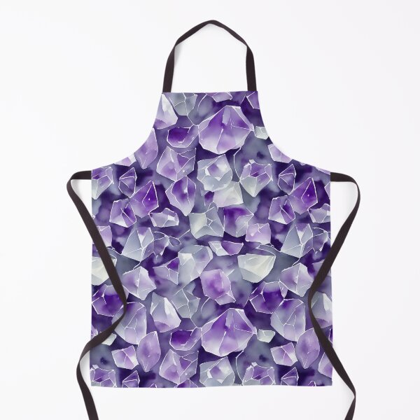 Item preview, Seamless Amethyst Pattern, Lilac Watercolor designed and sold by Girly-Universe.