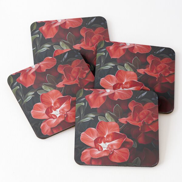 Item preview, Red Gardenias  designed and sold by Vanover Designs.