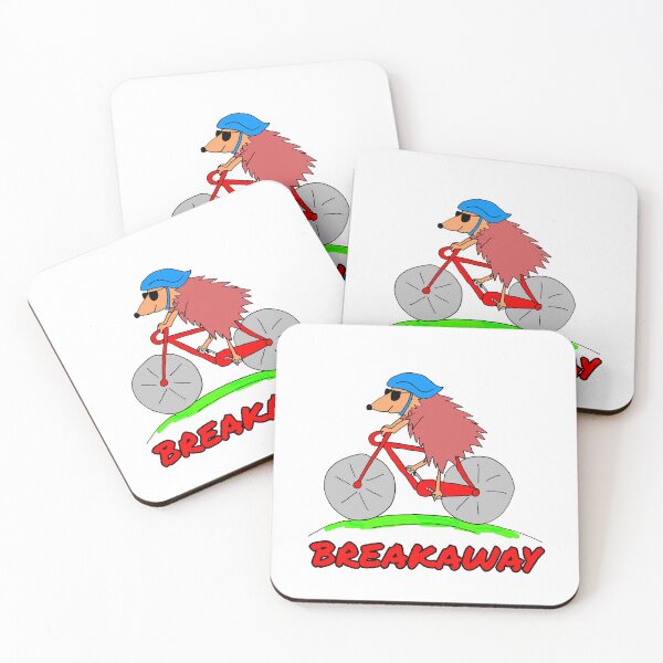Item preview, Funny Cycle Racing Cartoon Hedgehog designed and sold by michellelegrand.