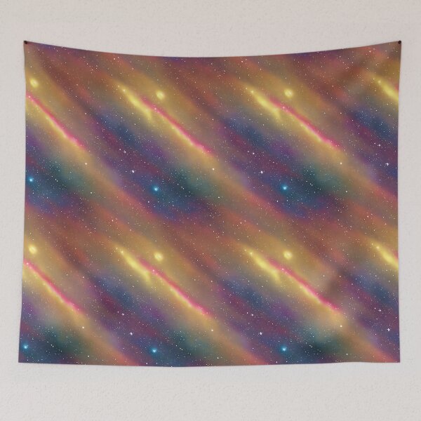 Item preview, Seamless Universe Pattern, Stars, Colorful Sky, Watercolor designed and sold by Girly-Universe.