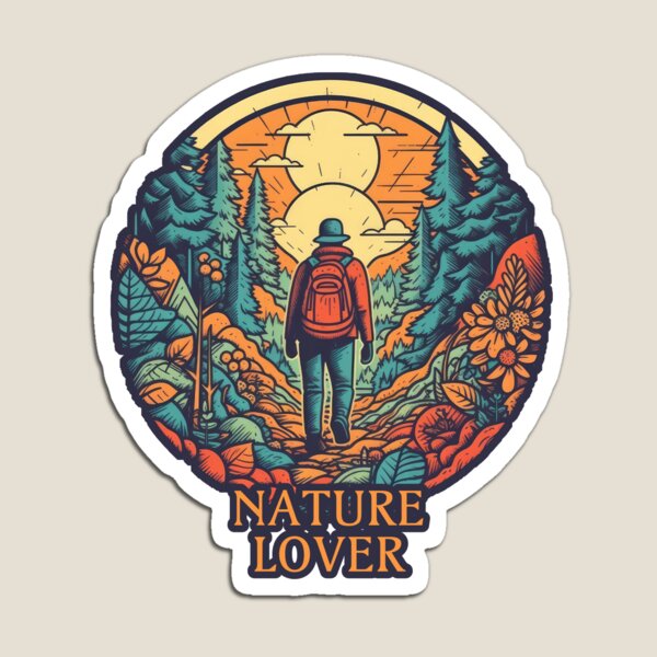 Item preview, Amante de la naturaleza: montañas, camping, pasión por los viajes, senderismo, mochilero, unisex al aire libre, regalo de ropa designed and sold by Gorma Kuma.