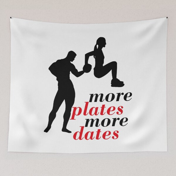 Item preview, More Plates More Dates |Gym Art | Derek More Plates More Dates Cool Funny designed and sold by al21ex.
