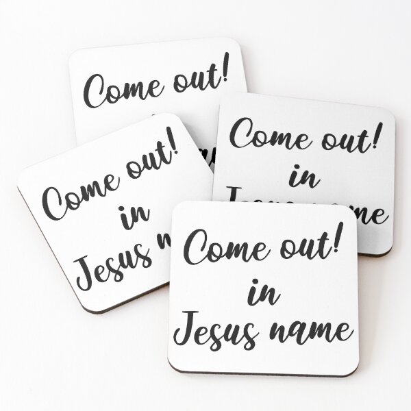 Item preview, Come out in Jesus name Black designed and sold by Family Journey with God.