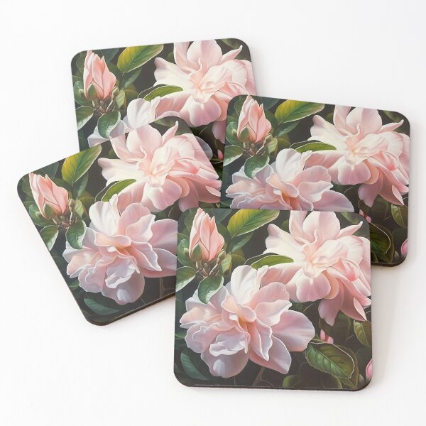 Item preview, Pink Gardenias  designed and sold by Vanover Designs.