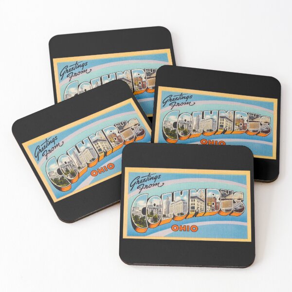 Item preview, Greetings from Columbus, Ohio. This digitally restored 1930's era vintage postcard is perfect gift for the Columbus, OH lover and features many historic landmarks designed and sold by BBTravels.
