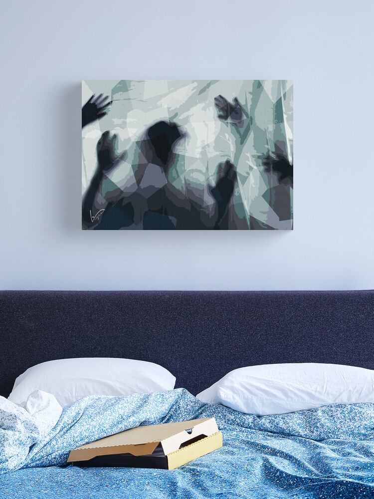 Thumbnail 1 of 3, Canvas Print, Ghost Shadow designed and sold by LiscaGraphicArt.