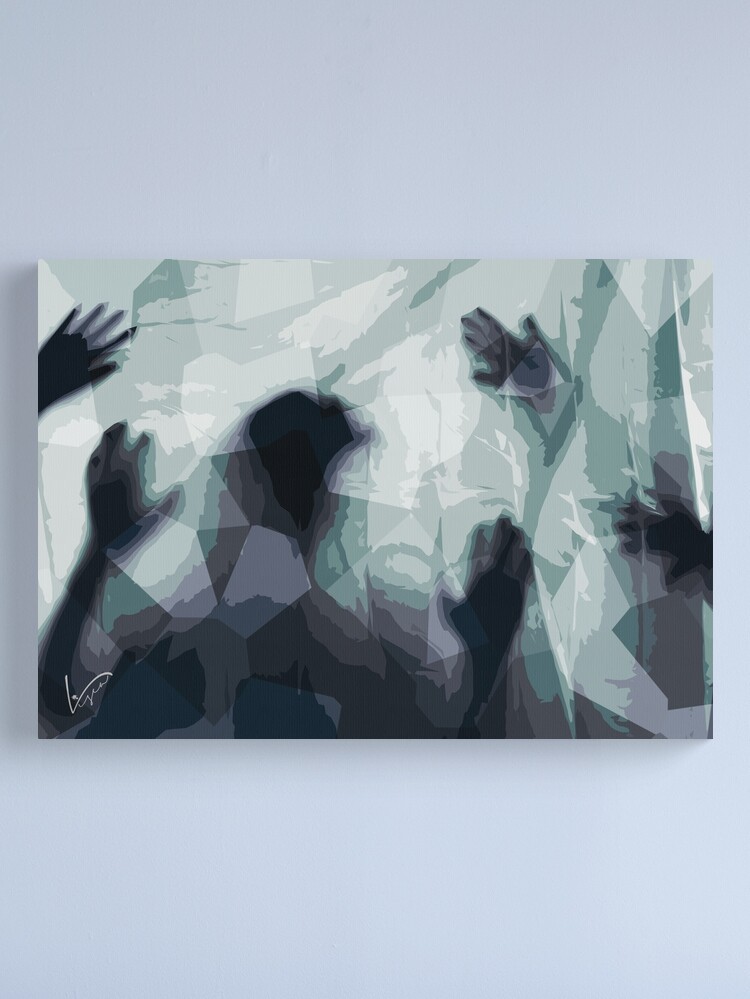 Thumbnail 2 of 3, Canvas Print, Ghost Shadow designed and sold by LiscaGraphicArt.