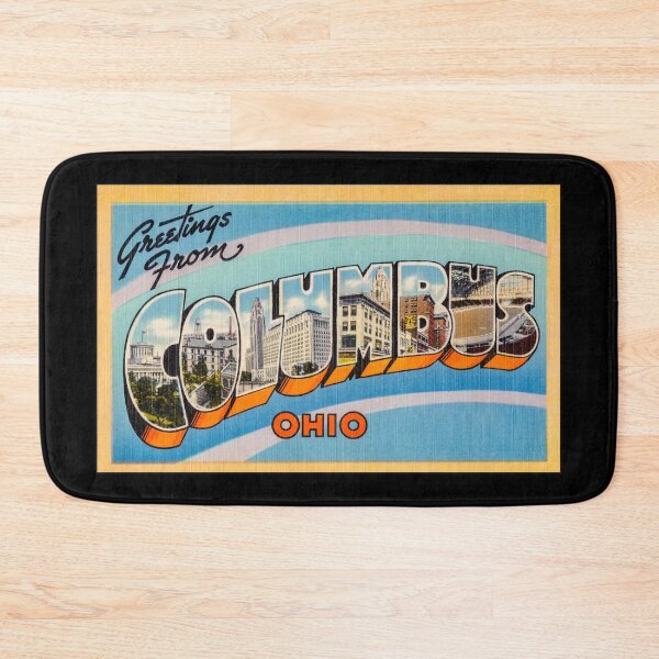 Item preview, Greetings from Columbus, Ohio. This digitally restored 1930's era vintage postcard is perfect gift for the Columbus, OH lover and features many historic landmarks designed and sold by BBTravels.