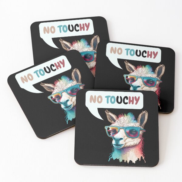 Item preview, No Touchy Llama designed and sold by LlamaLoversShop.