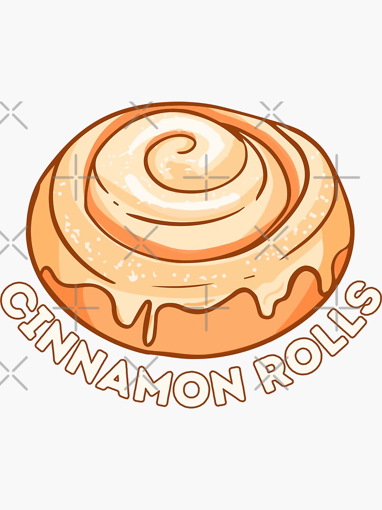 How To Draw Funny Cartoon Cinnamon Rolls 