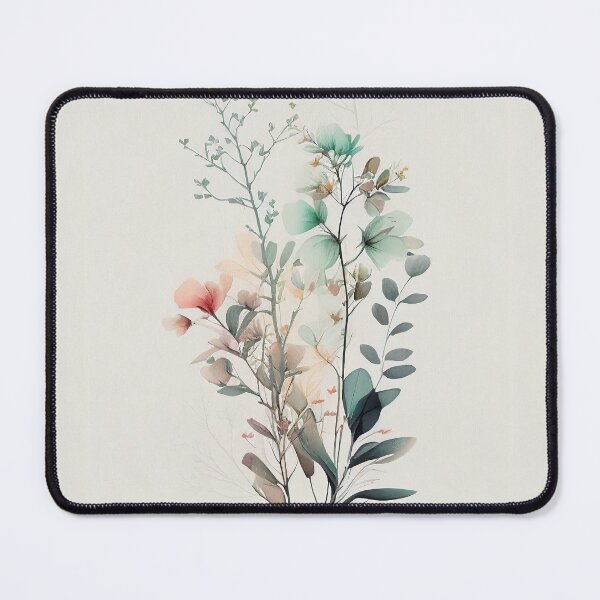 Item preview, minimalistic flowers, boho flower art, flower bouquet designed and sold by ArtVilleStore.