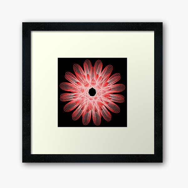 Abstract Spiral Fantasy 3 Framed Art Print