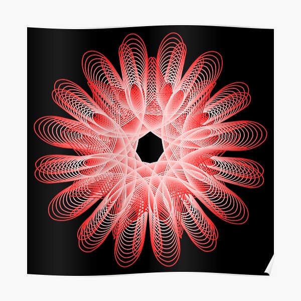 Abstract Spiral Fantasy 3 Poster