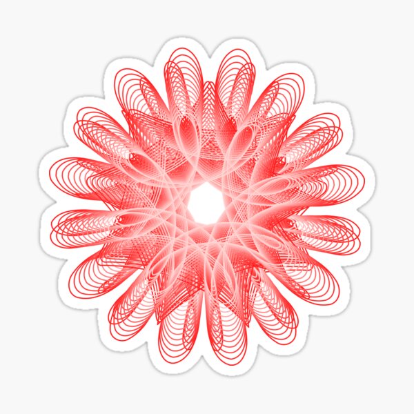Abstract Spiral Fantasy 3 Sticker