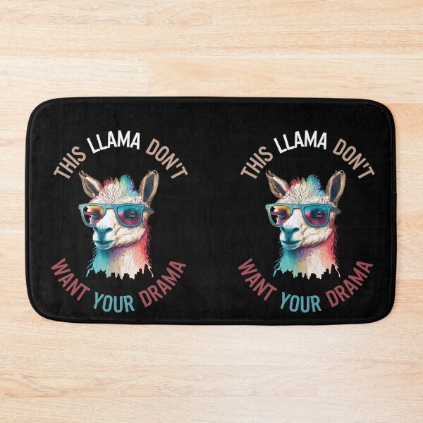 Item preview, This Llama Don't Want Your Drama designed and sold by LlamaLoversShop.
