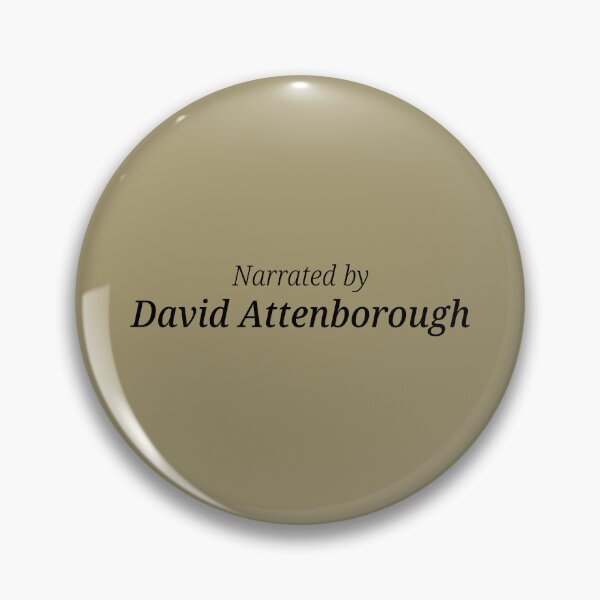 Artikelvorschau, Erzählt von David Attenborough entworfen und verkauft von Xoquito.