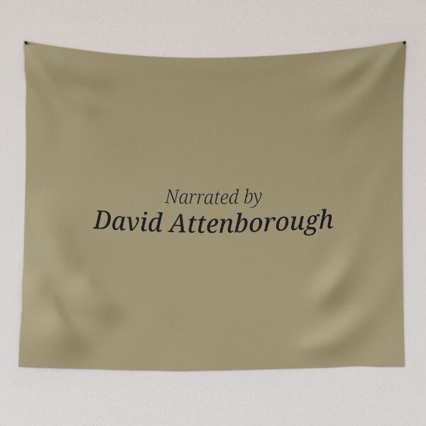 Item preview, Narrated by David Attenborough  designed and sold by Xoquito.