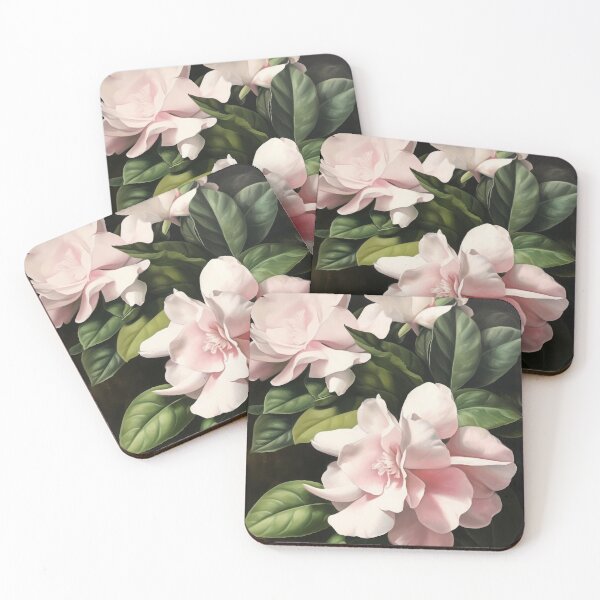 Item preview, Pink Gardenias  designed and sold by Vanover Designs.