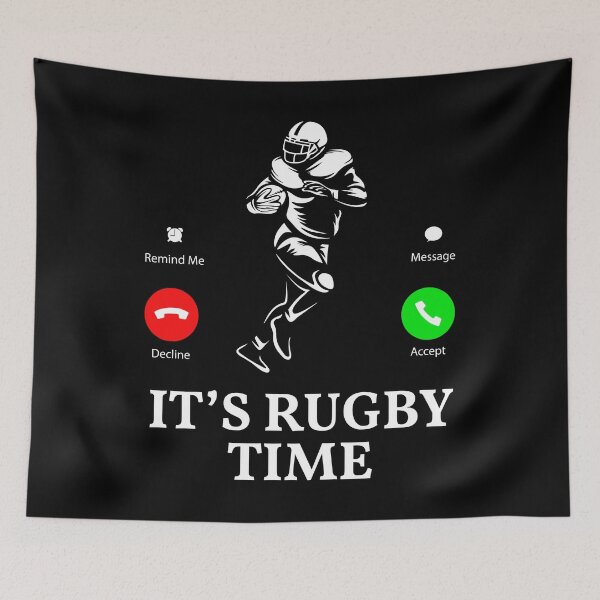 Item preview, Funny Rugby - It’s Rugby Time designed and sold by kcaandwu.