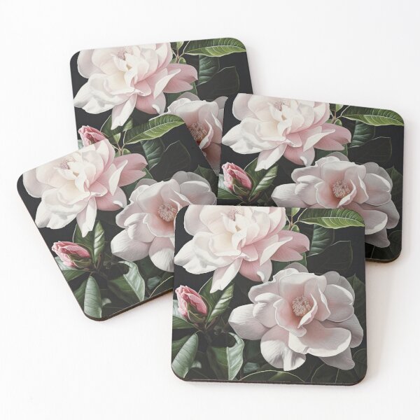 Item preview, Pink Gardenias  designed and sold by Vanover Designs.