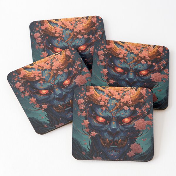 Item preview, oni mask t-shirt designed and sold by OKR1M.