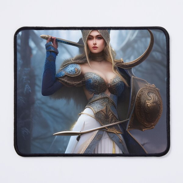 Item preview, Elvish Warrior in Blue designed and sold by dbvirago.